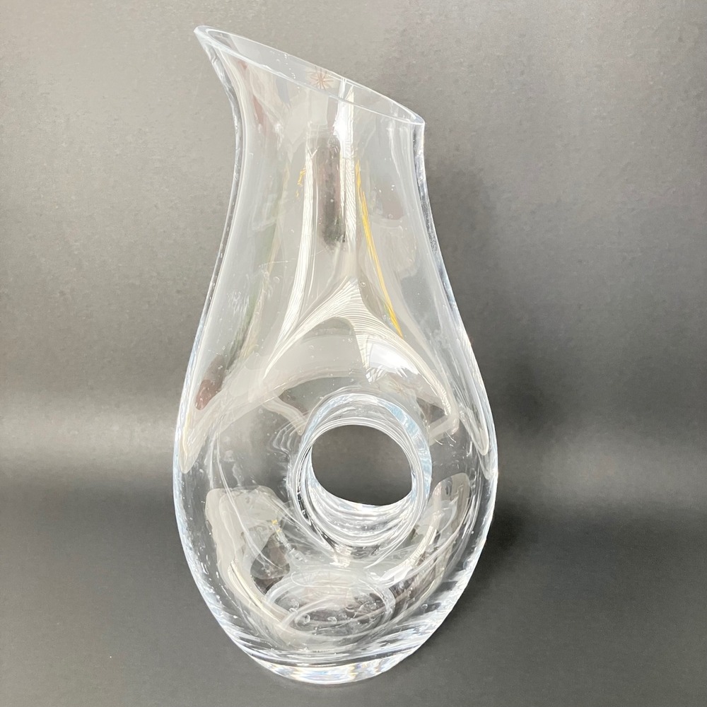 Lenox Tuscany Classics Pierced Pitcher 48 Oz Clear Crystal Glass Decanter Carafe